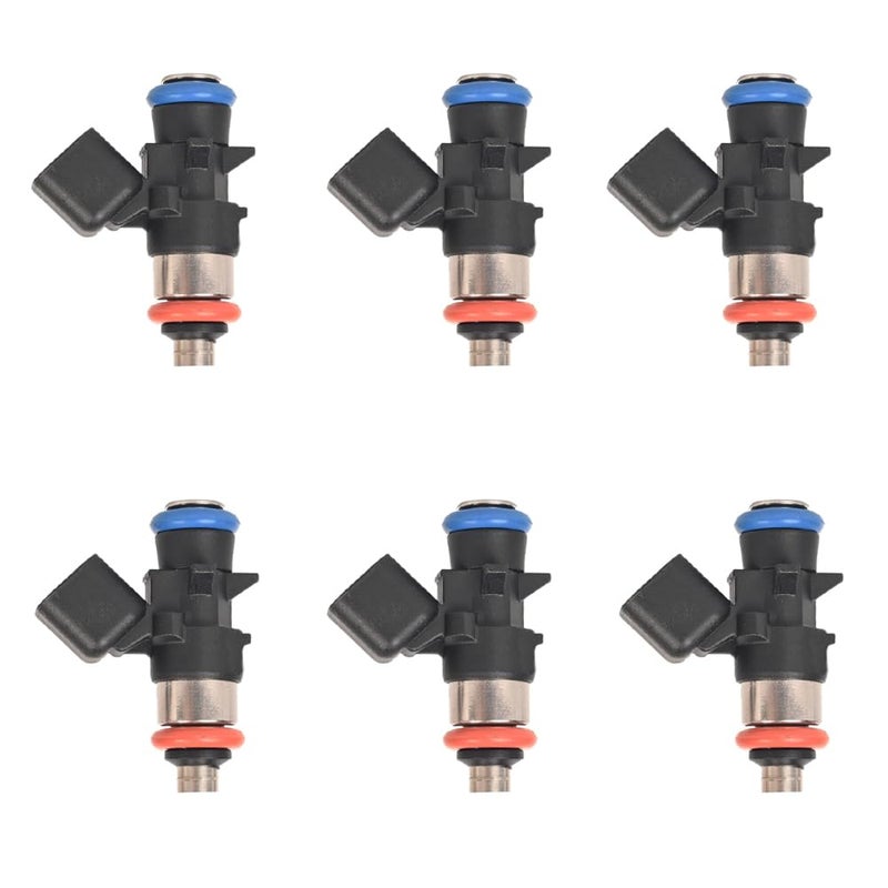 SUMECARGO 6PCS Fuel Injectors 0280158233 Compatible with 1119 for Chrysler 300 1119 for Dodge Challenger Charger 1120 for Dodge Grand Caravan 1119 for Dodge Journey 1217 for Jeep Wrangler