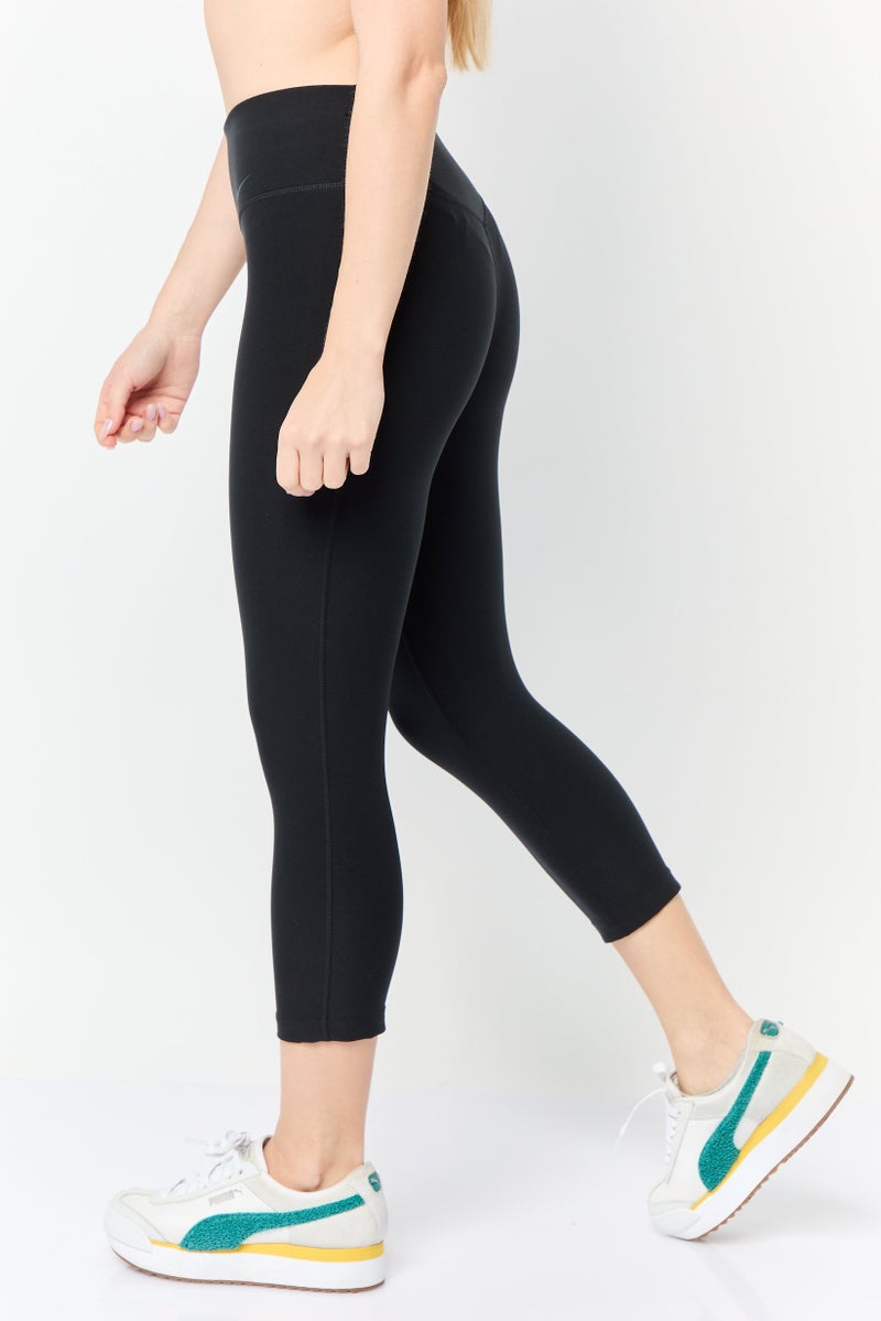 Nike Women Tight Fit Pull On Training Leggings, Black - Image 2