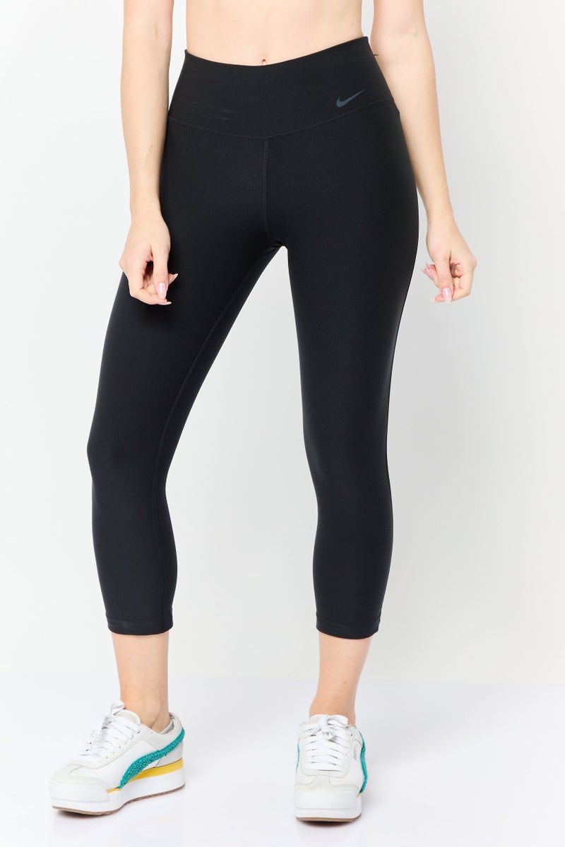 Nike Women Tight Fit Pull On Training Leggings, Black - Image 1