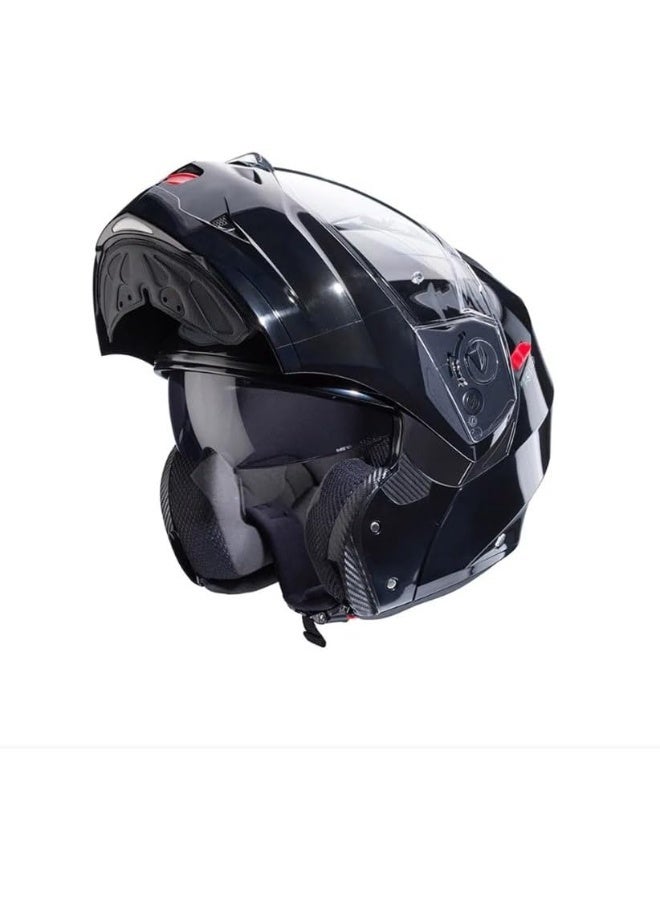 Caberg Duke X 02 Smart Black Flip-Up Helmet - Image 2