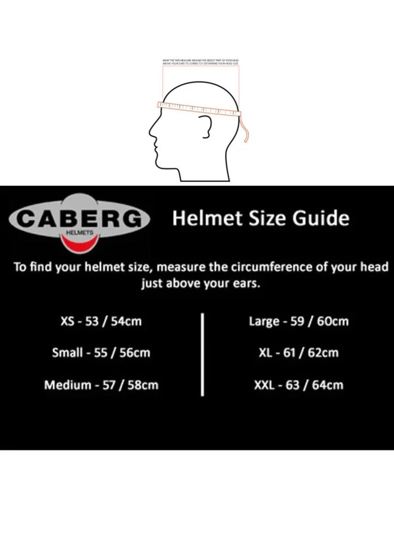 Caberg Duke X 02 Smart Black Flip-Up Helmet - Image 5