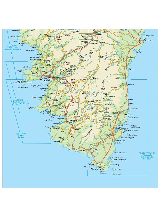 Corsica Sunflower Guide: 70 long and short walks with detailed maps and GPS; 10 car tours with pull-out map  - Image 4