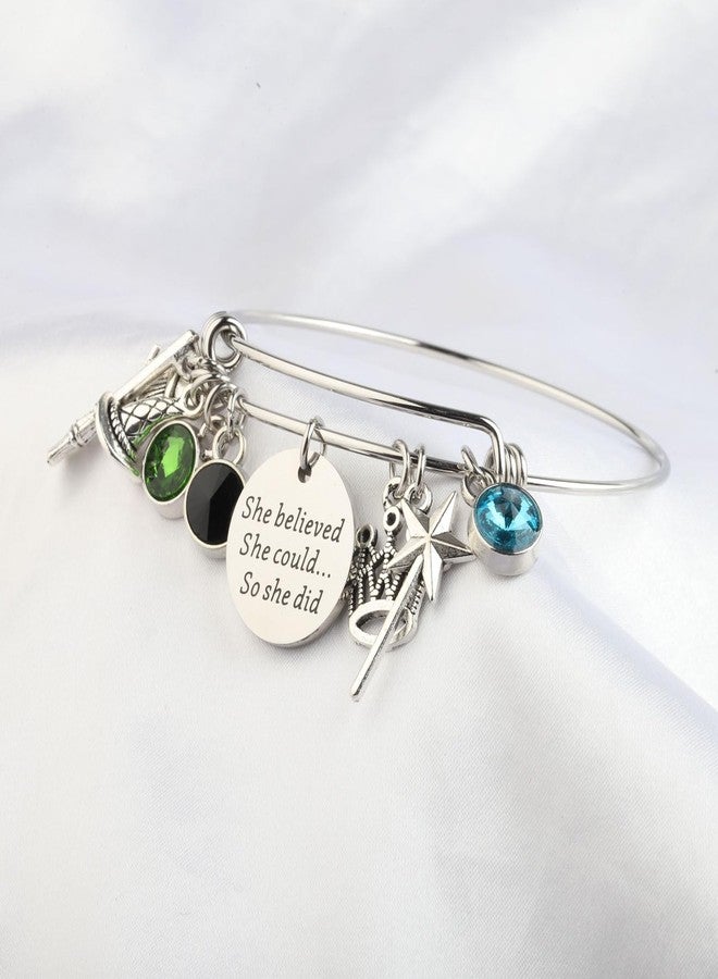 MYOSPARK Witch Inspired Musical Gift Witch Charm Bracelet Musical Lover Gift (Witch She believe Br) - Image 3