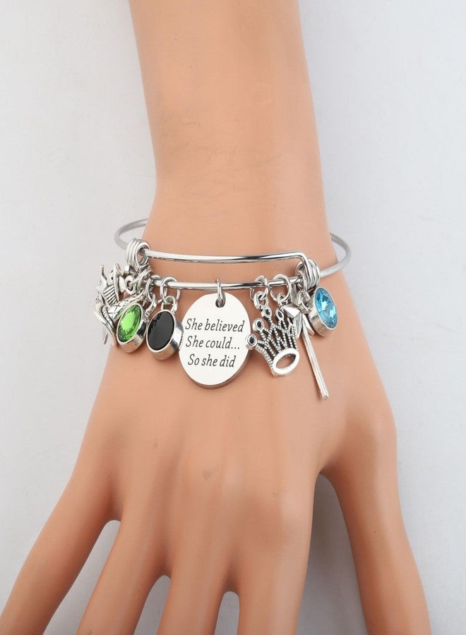 MYOSPARK Witch Inspired Musical Gift Witch Charm Bracelet Musical Lover Gift (Witch She believe Br) - Image 5