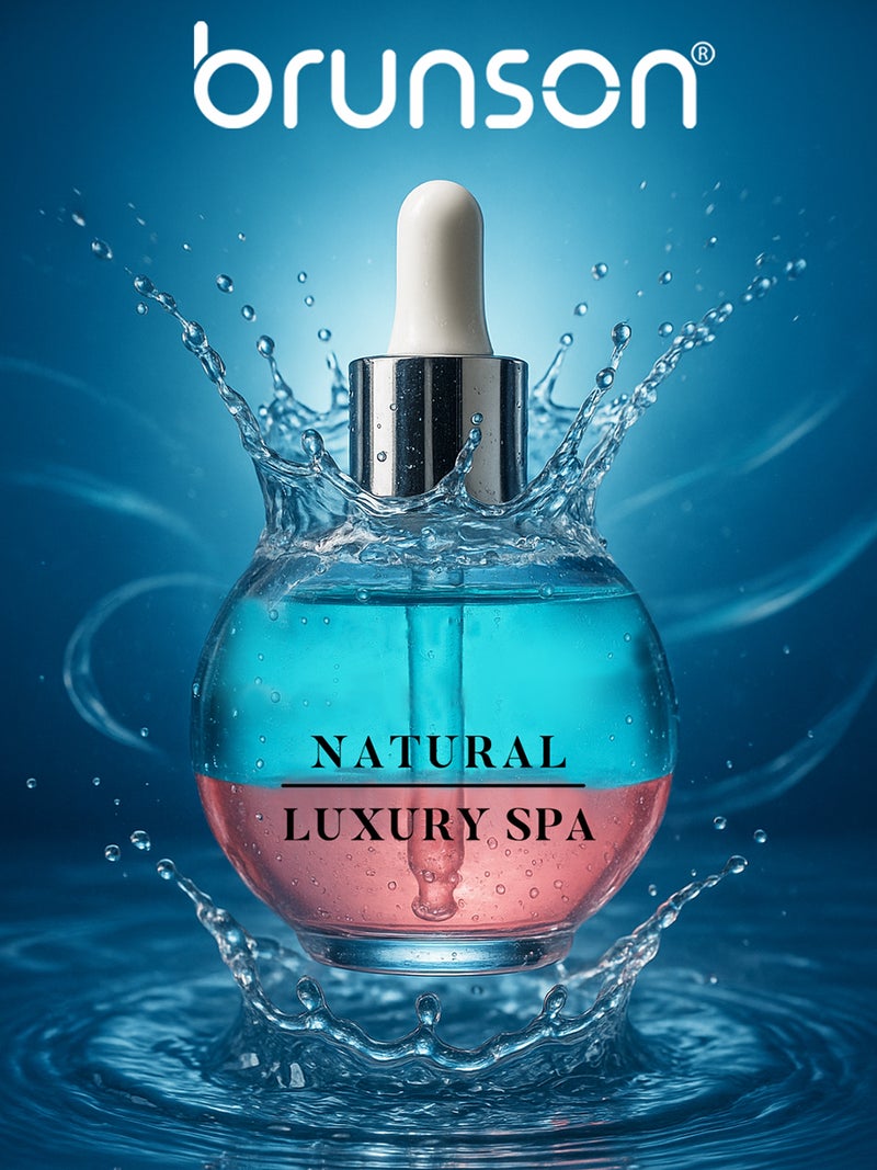 Brunson Nail and Cuticle Repair Oil 30ml Double Layer Hydrating and Nourishing Cuticle Oil with Vitamin E Salon Quality Cuticle Oil for Dry Brittle Nails and Nail Growth Quick Absorbing and Non Greasy - Image 4