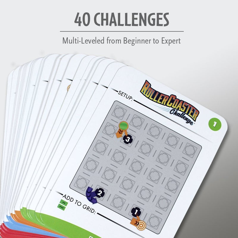 ThinkFun Roller Coaster Challenge STEM Toy and Building Game for Boys and Girls Age 6 and Up â€“ TOTY Game of the Year Finalist - Image 2