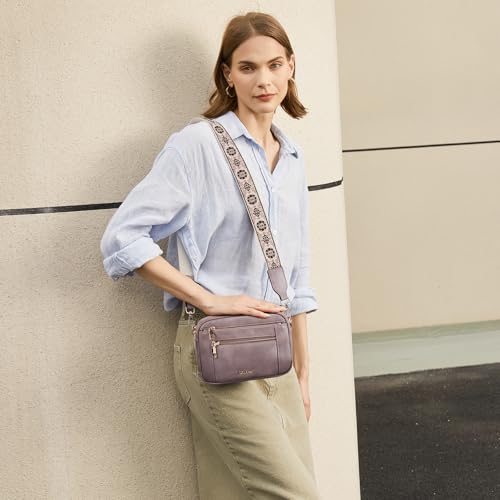 Telena Small Crossbody Bags For Women Vegan Leather Crossbody Purse With Adjustable Wide Strap For Daily Life - Image 2