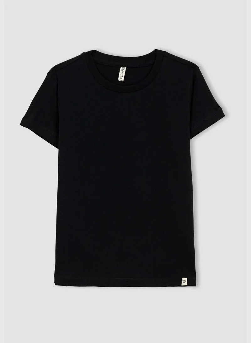 DeFacto Girl Knitted Short Sleeve Body