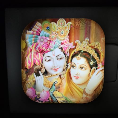 HOARD Devine Series Night Lamp 0.5W LED Plug-in Light for Pooja Room (Radha Krishna) - Image 3