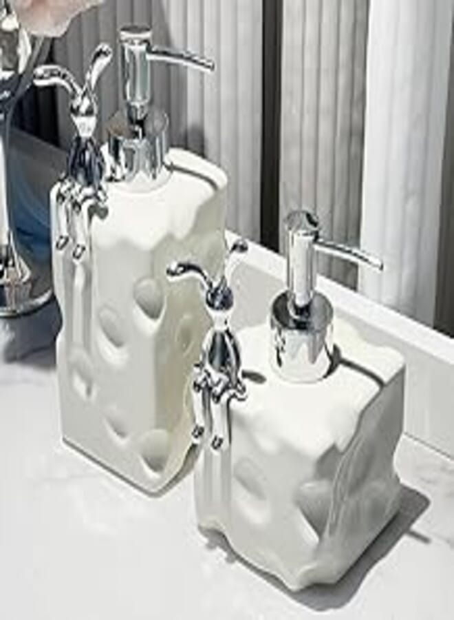Soap Bottle, High-end Shower Gel Filling Bottle, Empty Shampoo Bottle, Dishwashing Liquid Squeeze Bottle - 600ml 