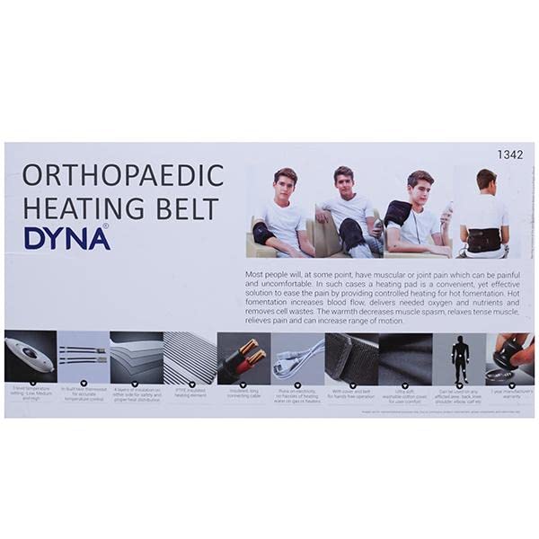 Dyna Orthopedic Heating Belt|3 Levels Of Temperature Control|Pain Relief For Lower Back|Knee|Shoulder|Neck|Heat Therapy For Spondylosis|Sore Muscles|Joint Stiffness|For Men & Women|Xl Size… - Image 2