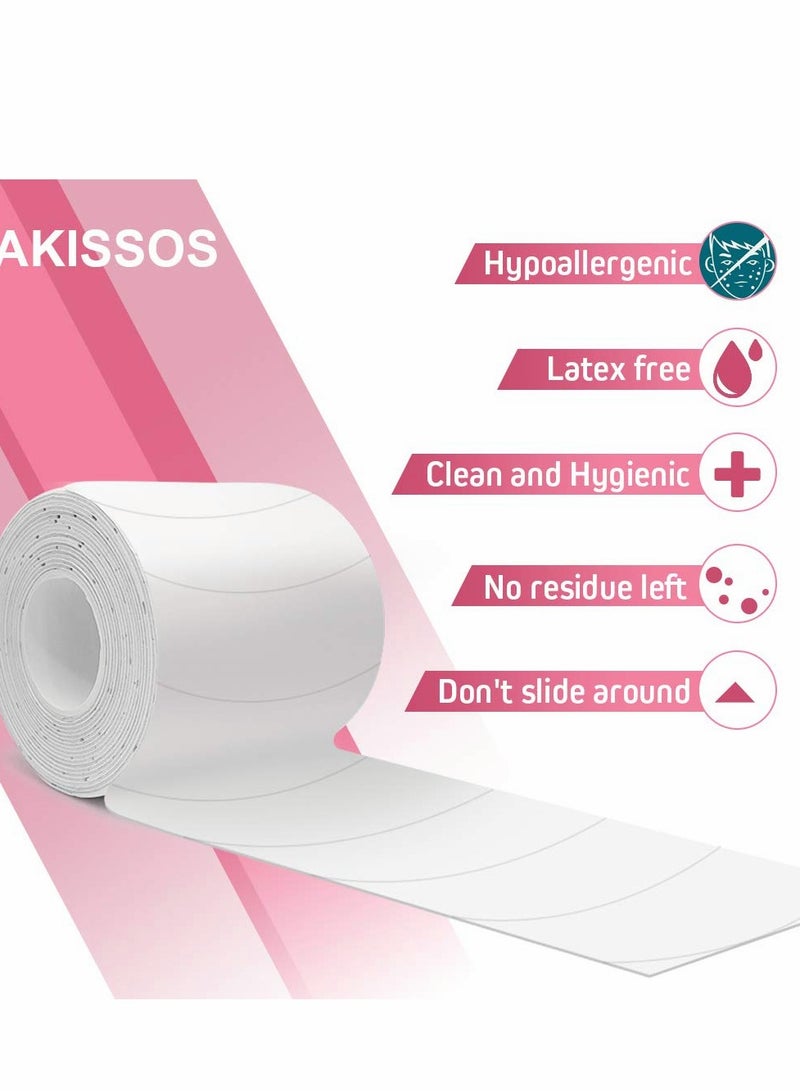 KASTWAVE Eyelash Extension Tape, Foam Pads for Extensions - 110 PCS Pre Cut Medical Under Eye Lash Supplies Beauty Tools Lint Free Hypoallergenic No Latex Waterproof - Image 3