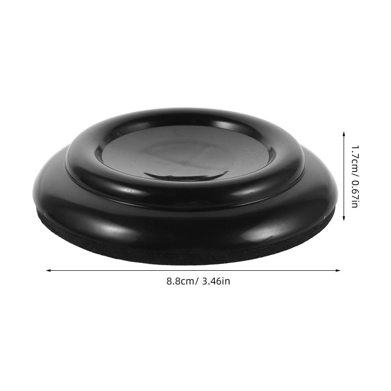 8 Pcs Piano Caster Cups Non Slip ABS Pads Noise Reduction Floor Protectors For Hardwood Floors - Image 3