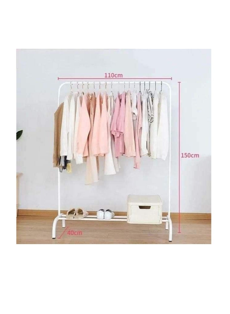 French Clothing Rack – Elegant Design with 20kg Capacity WHITE W - Image 2