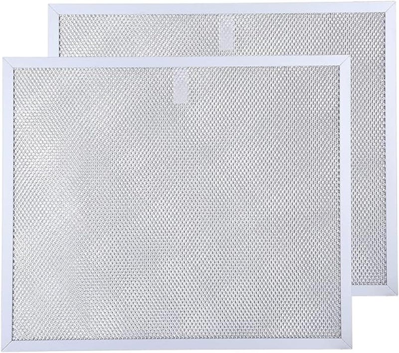 2-piece range hood filter for Broan BPS1FA30 range hood grease filter 99010299 Gray - Image 1