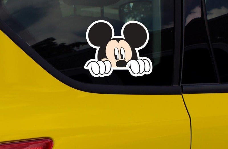 Chroma Graphics 25032 Mickey Mouse Peeking Stick-Onz Decal - Image 2