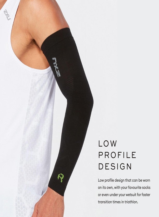 2XU Unisex Recovery Flex Arm Sleeves Black/Nero Large - Image 5