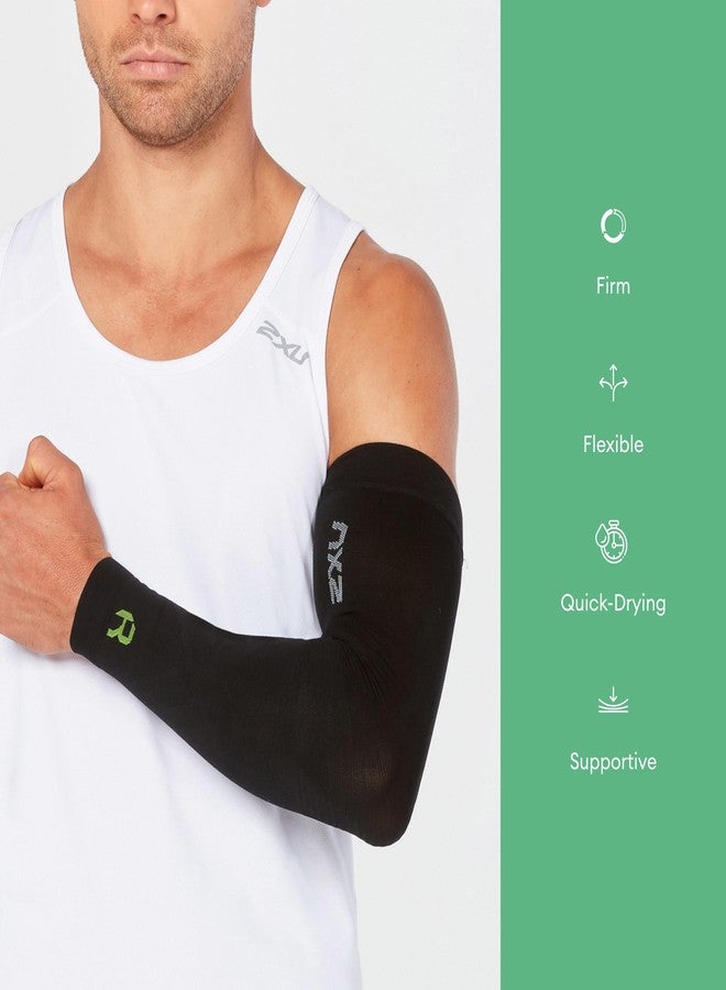 2XU Unisex Recovery Flex Arm Sleeves Black/Nero Large - Image 3