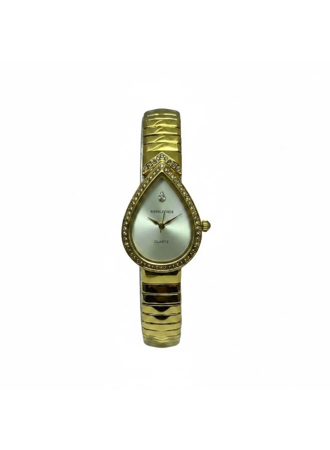 Royal Force LUMINARA RF014L Women’s Quartz Watch – Gold Stainless Steel Bracelet, Crystal Bezel, Elegant Luxury Ladies Wrist Watch - Image 3