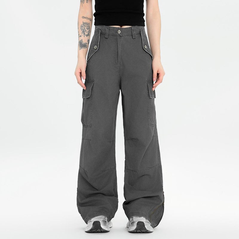 Oreeta, Washed Old American Overalls 2024 Fashion Brand Vintage Retro Straight Cotton Overalls - Image 3