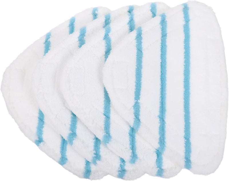 4pcs Triangle Steam Mop Replacement Pads Washable Microfiber Cloths for Steam Cleaner Accessories for Multi-Surface Floor Cleaning - Image 1