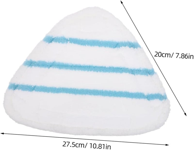 4pcs Triangle Steam Mop Replacement Pads Washable Microfiber Cloths for Steam Cleaner Accessories for Multi-Surface Floor Cleaning - Image 2