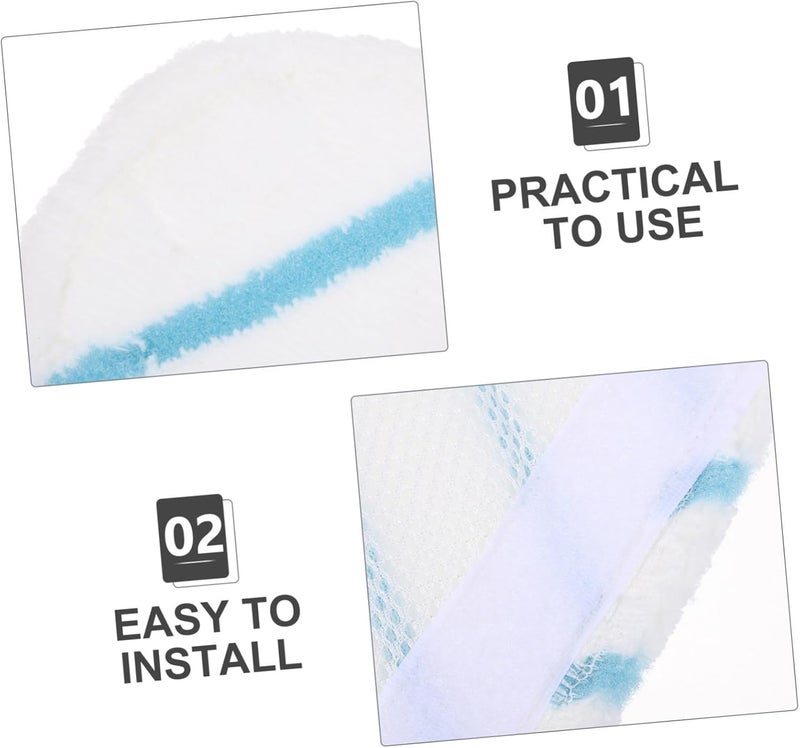 4pcs Triangle Steam Mop Replacement Pads Washable Microfiber Cloths for Steam Cleaner Accessories for Multi-Surface Floor Cleaning - Image 3