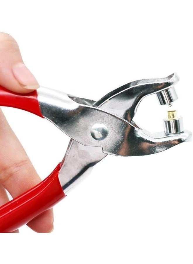 co arma Metal Drill Ring Punch One hole punch with 100 rings - Image 3