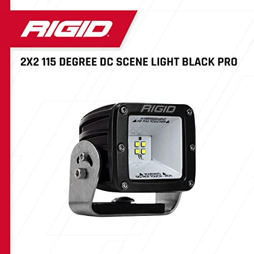 Rigid Industries -2x2 115 Degree Dc Scene Light Black - Image 2