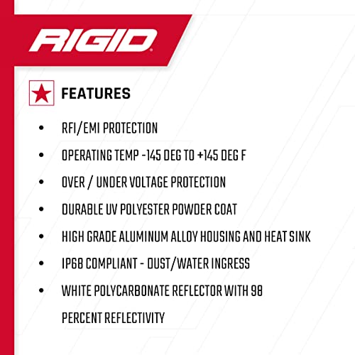 Rigid Industries -2x2 115 Degree Dc Scene Light Black - Image 4