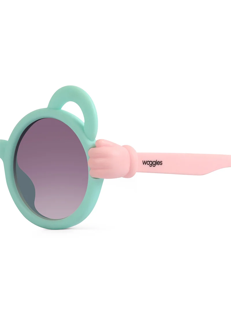 Woggles Sunbuddies Green Round Kids Sunglasses