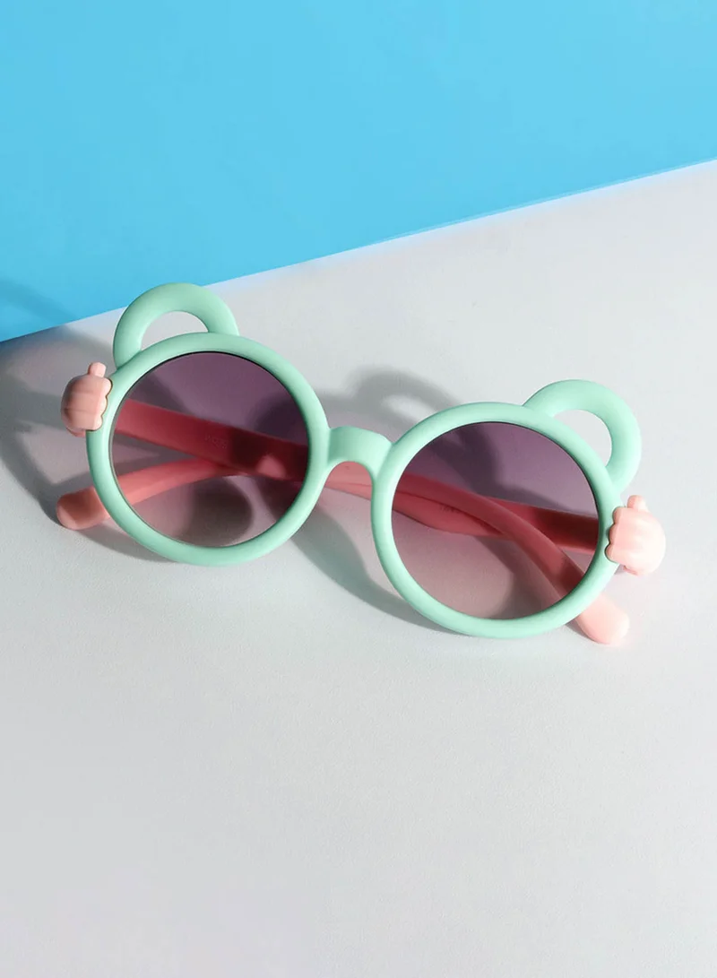 Woggles Sunbuddies Green Round Kids Sunglasses