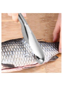 Generic Stainless Steel Fish Scale Remove Scraping Fast Cleaning Peeler Scraper Tool  - Image 1