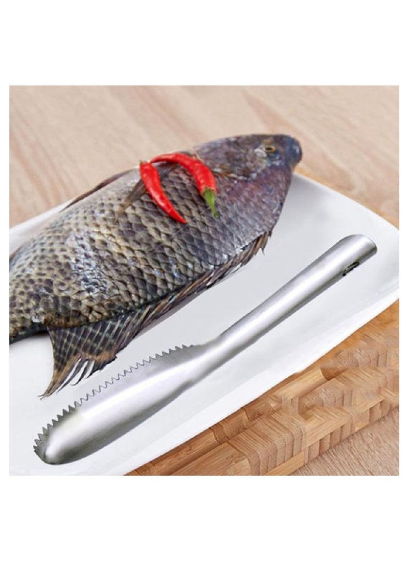 Generic Stainless Steel Fish Scale Remove Scraping Fast Cleaning Peeler Scraper Tool  - Image 2