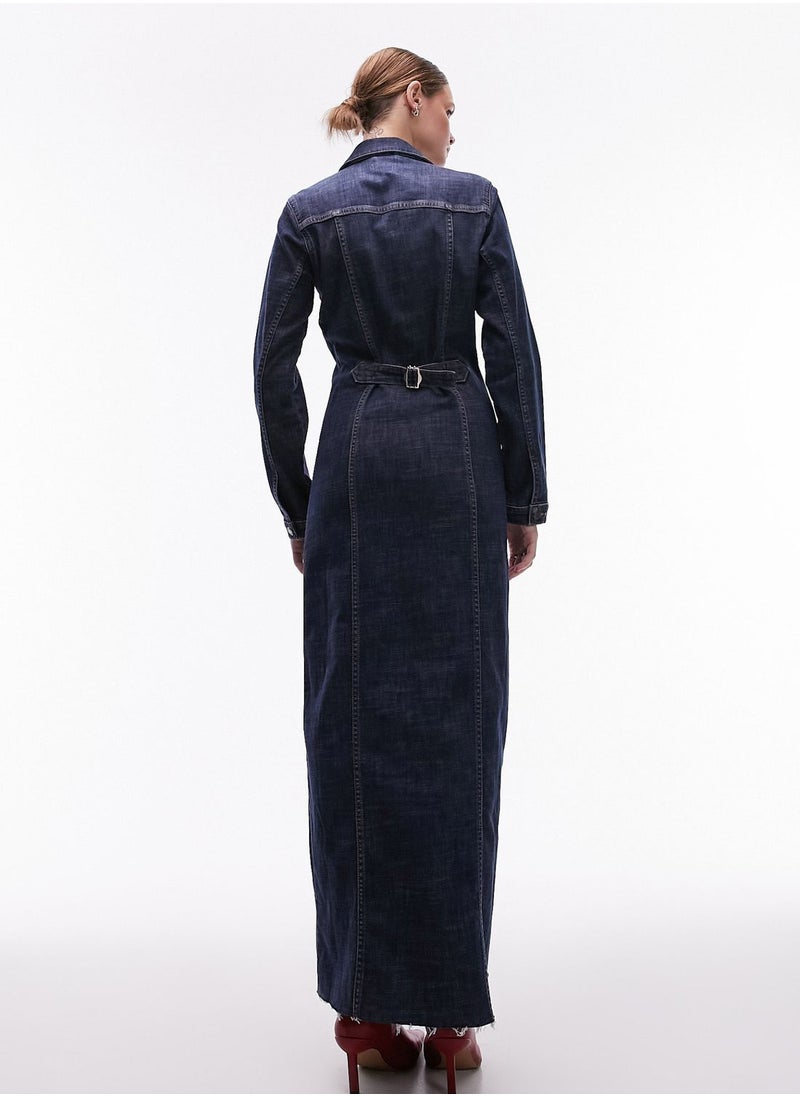 TOPSHOP - Button Detail Shirt Dress - Image 1