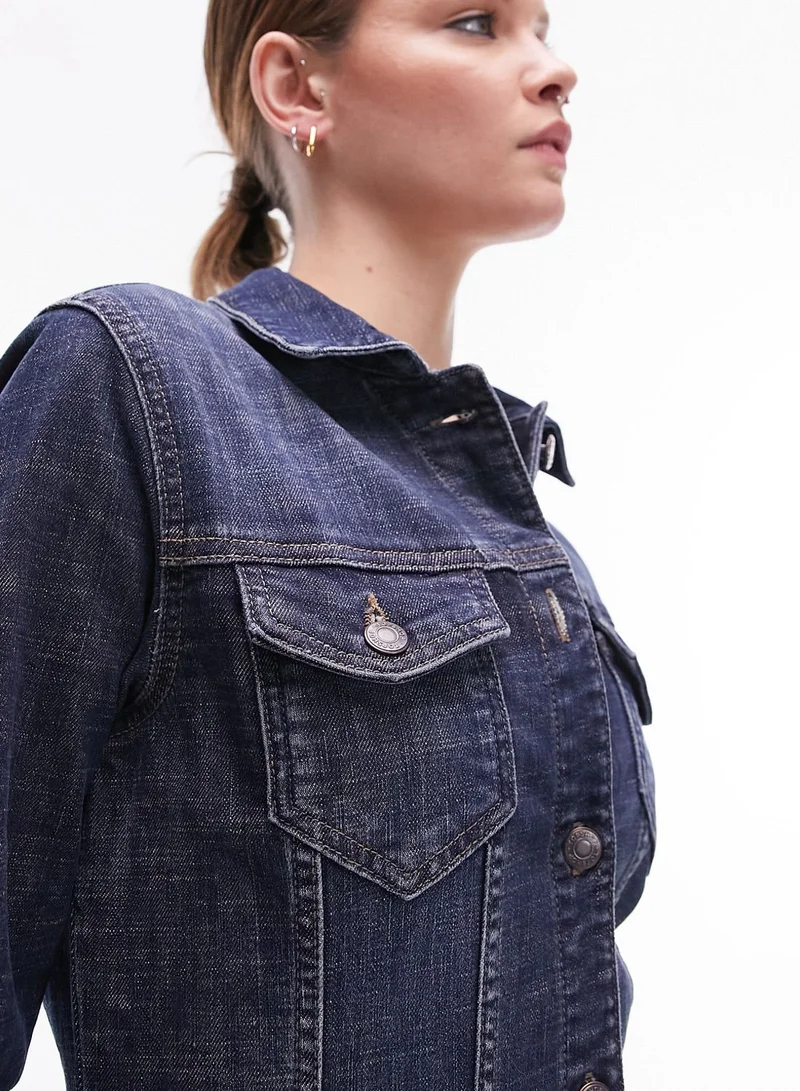TOPSHOP Denim Maxi Dress