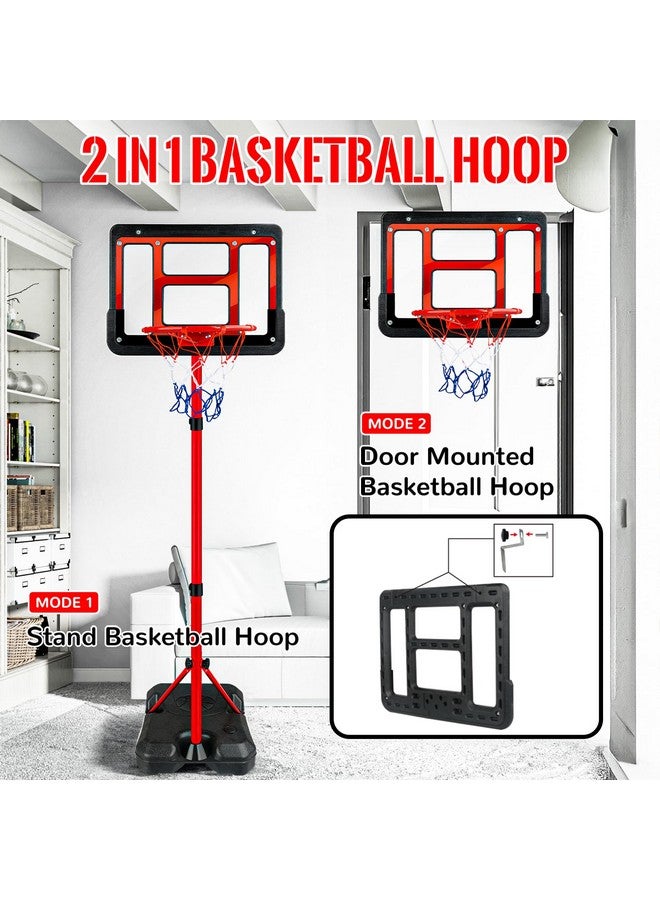 GMAOPHY Kids Basketball Hoop with Stand, Adjustable Basketball Set, Toddler Basketball Toys for Boys Age 3 4 5 6 7 8, Indoor Outdoor Backyard Sport Game Gifts - Image 5