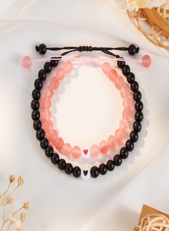 MANVEN Fathers Day Bracelet Gifts from Daughter Father Daughter Bracelet Gifts - Image 4