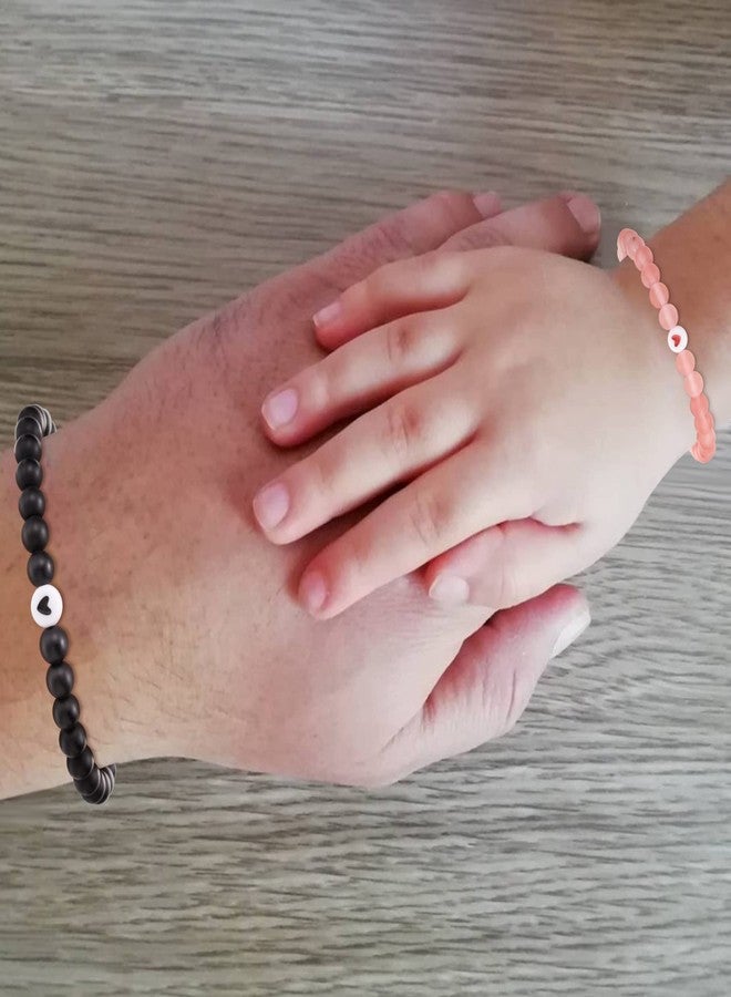 MANVEN Fathers Day Bracelet Gifts from Daughter Father Daughter Bracelet Gifts - Image 2