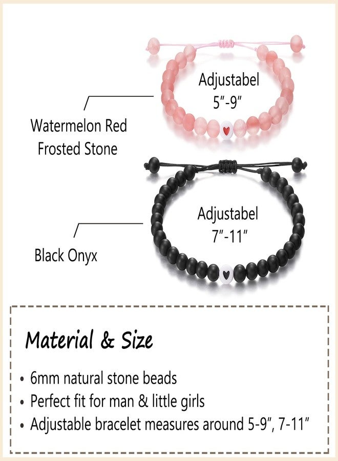 MANVEN Fathers Day Bracelet Gifts from Daughter Father Daughter Bracelet Gifts - Image 5