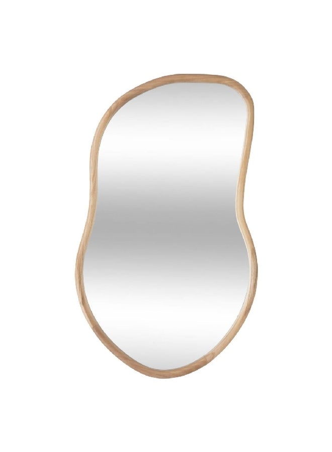 اتموسفيرا 195229 ليفيا مرآة خشب بيج 75 × 45 سم - Image 1
