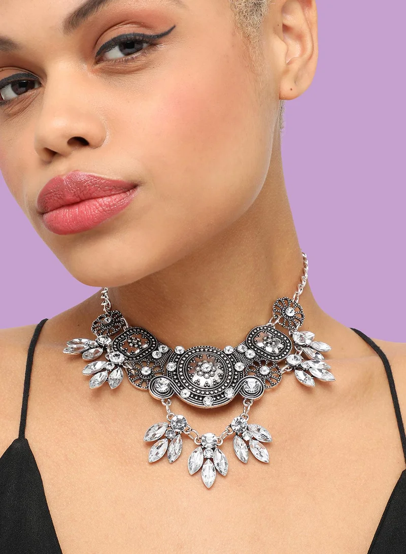 SOHI Party Statement Artificial Necklace Jewellery