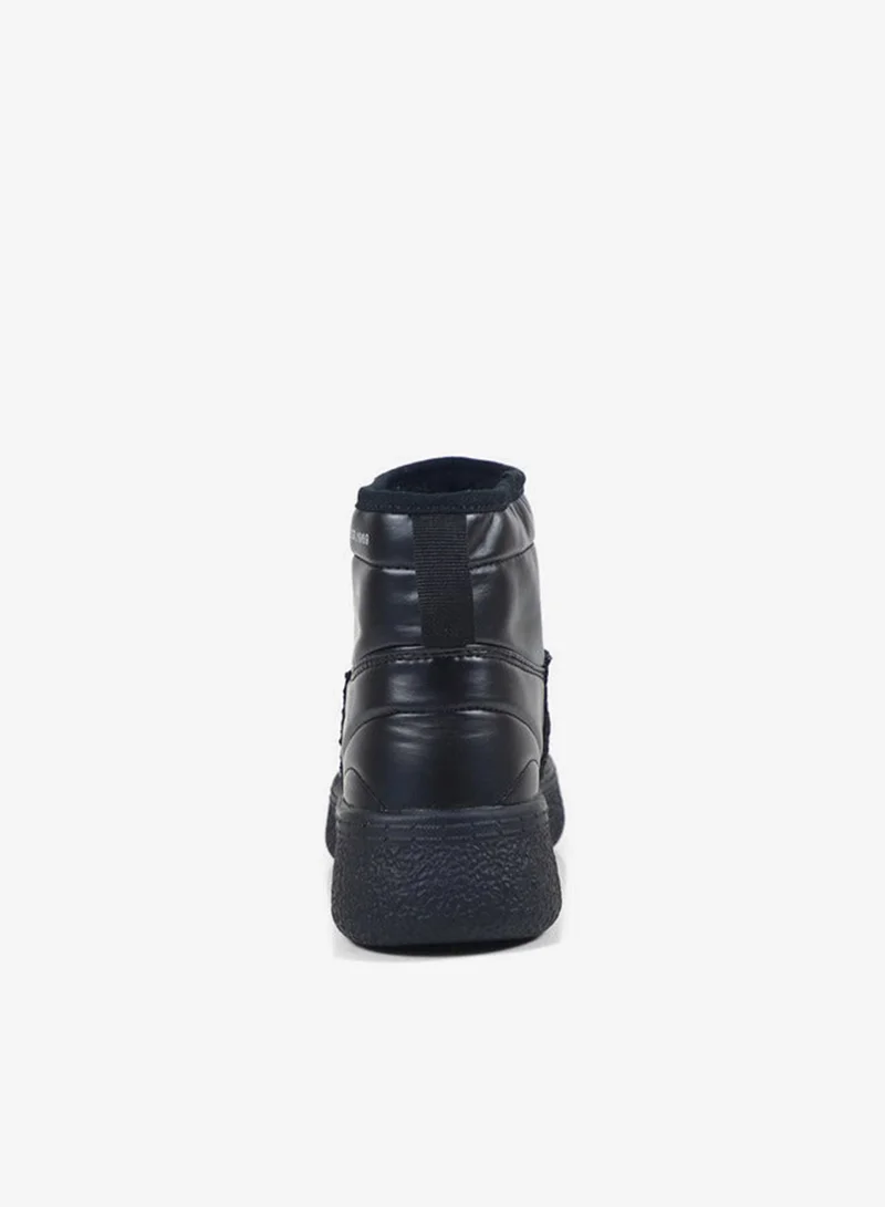 جاب بوت ألاسكا متوسط الفرو بنعل سهل الارتداء للكاحل للبنات