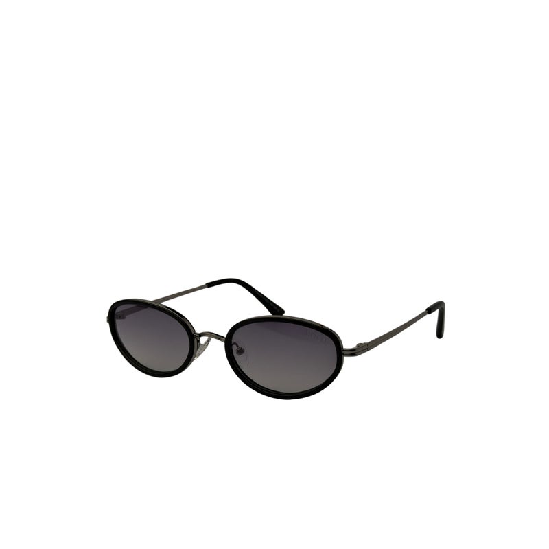 BOLD Siren Oval Sunglasses for unisex -Silver (1 Year Guarantee) - Image 2