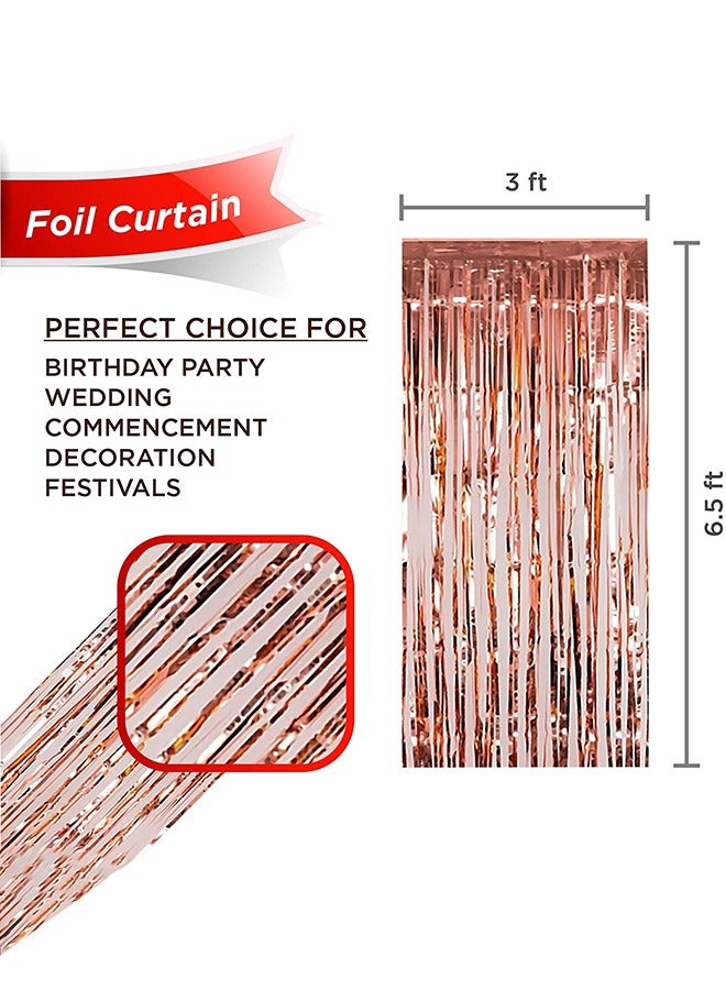 Haidue 44PCS Rose Gold Birthday Party Decoration Set Rose Gold Theme Party Decoration Happy Birthday Banner DIY Decoration Set - Image 5