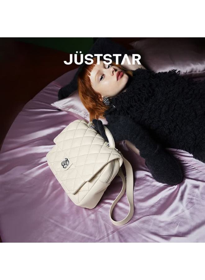 Just Star Zhang Yuxi's Same Style Backpack For Women, New Light Luxury Lightweight Travel Backpack, School Bag, Birthday Gift - Image 1