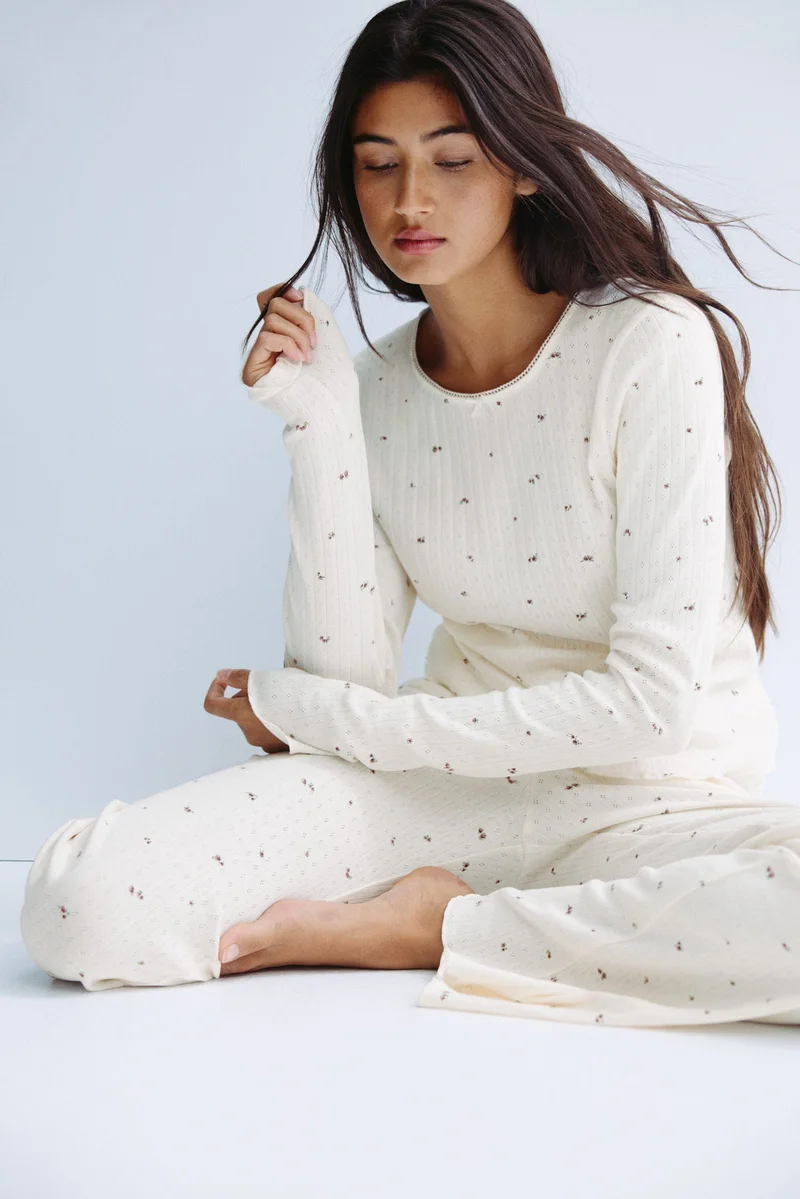 H&M Pointelle jersey pyjamas