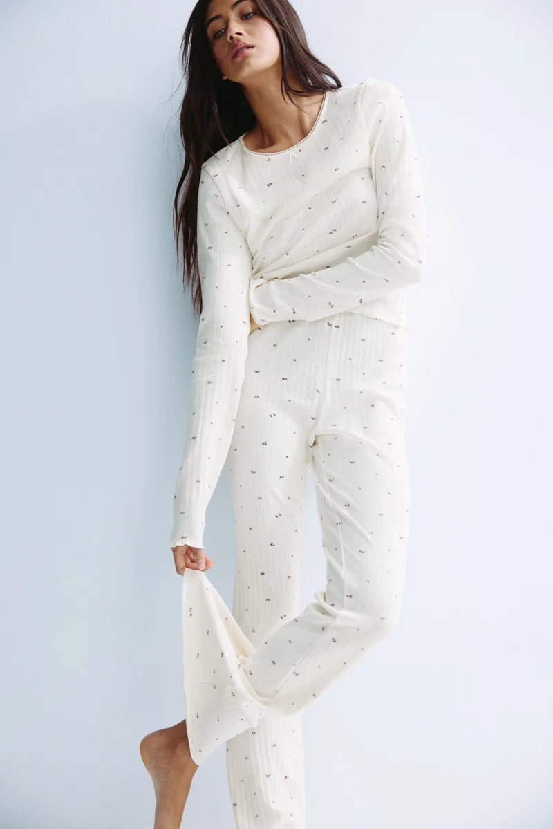 H&M Pointelle jersey pyjamas