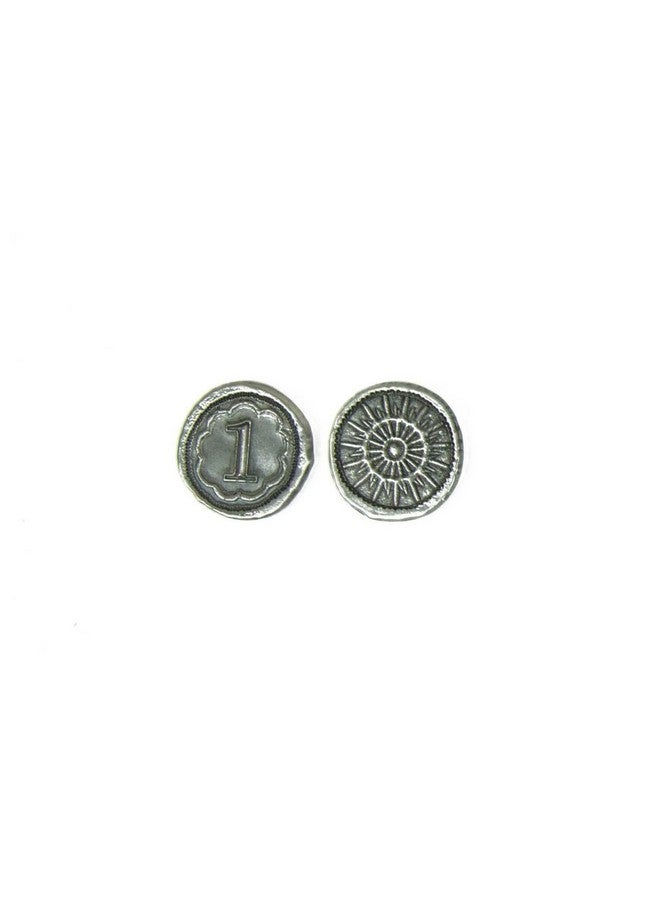 The Broken Token Prop Coins - Wondrous Metal Replica Coins for 7 Wonders, Pack of 57 - Fantasy Novelty and Replica Coins - Image 2