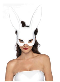 Bondage Bunny Mask 6 Per Pack O/S White